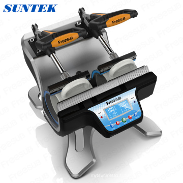 Machine de sublimation de double station pour l&#39;impression de transfert de chaleur de tasse St-210